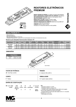 Técnico - Português - Reator T8 Premium