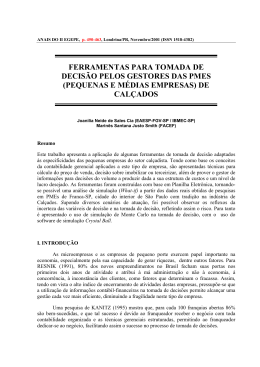 ferramentas para tomada de decis&atilde;o pelos gestores