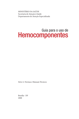 Hemocomponentes
