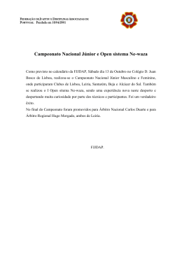 resultados - Federa&ccedil;&atilde;o de Ju-jitsu e Disciplinas Associadas de
