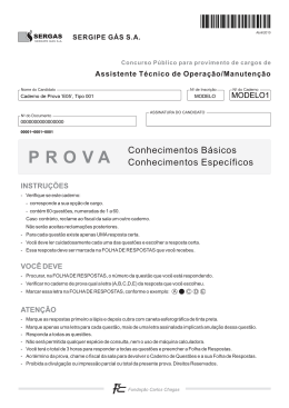 Prova - Calcule Mais