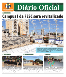 Di&aacute;rio Oficial - S&atilde;o Carlos