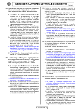 ingresso na atividade notarial e de registro