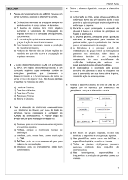 PROVA AZUL - Faculdade Faceres