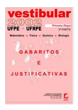 G A B A R I T O S E J U S T I F I C A T I V A S