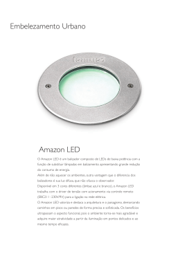 Embelezamento Urbano Amazon LED - AKARI