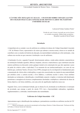 artigo completo - Argumentos - Universidade Estadual de Montes