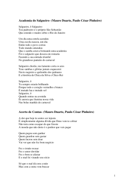 Acerto de Contas- (Mauro Duarte, Paulo C&eacute;sar Pinheiro)