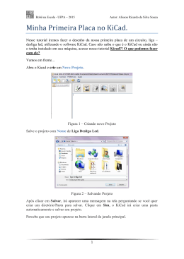 Minha Primeira Placa no KiCad.