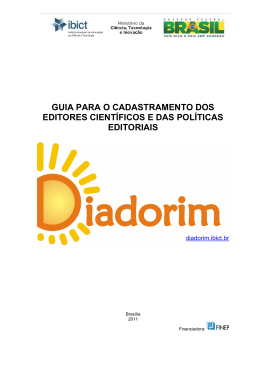 guia para o cadastro - Diadorim