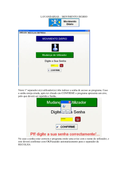 3) Módulo de Movimento Diário