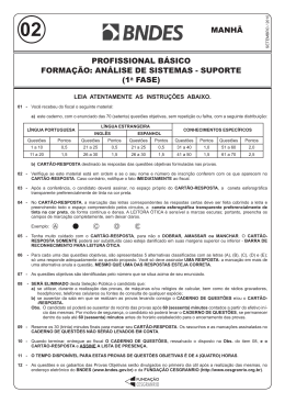 MANHÃ - PROVA 2 - PROFISSIONAL BASICO