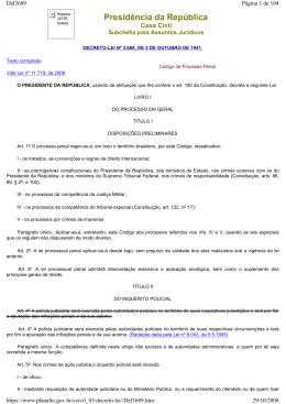 Presid&ecirc;ncia da Rep&uacute;blica