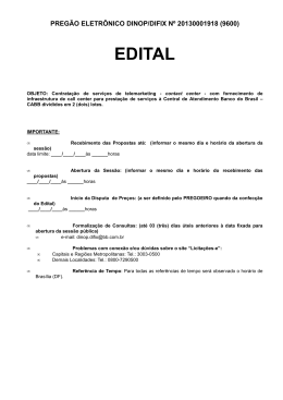 Audiência Pública Edital 2013001918 CABB