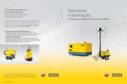 Geradores e Ilumina&ccedil;&atilde;o.