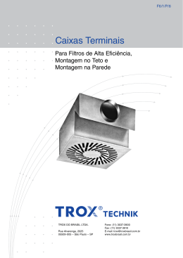 Caixas Terminais F6/1/P/6 Technical Leaflet 260 KB PDF