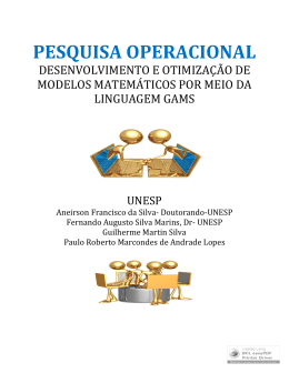 PESQUISA OPERACIONAL