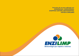 Instru&ccedil;&otilde;es de Uso - Enzilimp