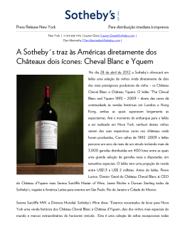 Cheval Blanc e Yquem