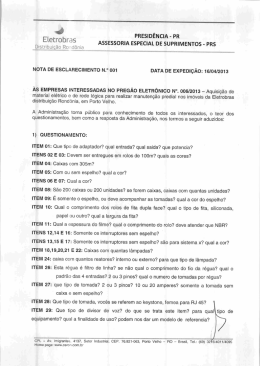 Eletrobras Distribui&ccedil;&atilde;o Rond&ocirc;nia