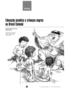 Educação jesuítica e crianças negras no Brasil Colonial