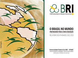 O Brasil nO MundO