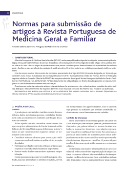 Anexo IV - Revista Portuguesa de Medicina Geral e Familiar