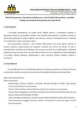 ACM Edital - Faculdade Metropolitana