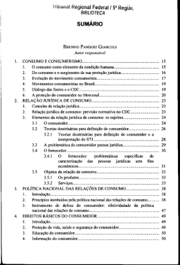 Direito do consumidor: difusos e coletivos