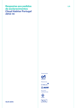 Respostas aos Pedidos de Esclarecimento Cloud HP 12