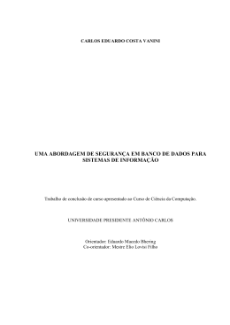 4 seguran&ccedil;a em banco de dados