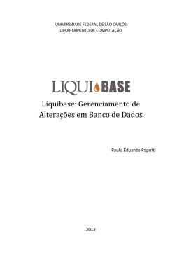 Liquibase: Gerenciamento de Altera&ccedil;&otilde;es em Banco de Dados