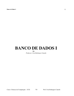 Apostila Banco de Dados I