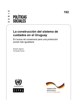 La construcción del sistema de cuidados en el Uruguay 192