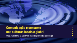 Comunica&ccedil;&atilde;o e consumo nas culturas locais e global