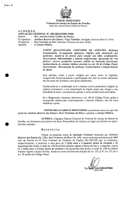 Janilson Bezerra dos Santos, Vulgo Testinha. Advogado