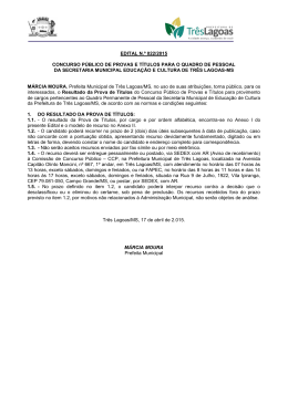 edital 022_2015 - resultado prova de t&iacute;tulos