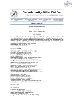 Di&aacute;rio da Justi&ccedil;a Militar Eletr&ocirc;nico