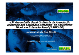 43ª Assembléia Geral Ordinária da Associação Brasileira das