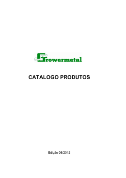 catálogo dos produtos growermetal