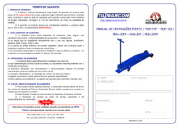 MANUAL MACACO JACARÉ MJH-5T -MJH-10T - MJH-20T