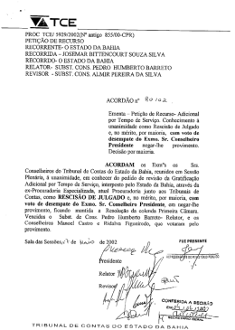 AC/080/02 - Portal do Tribunal de Contas do Estado da Bahia