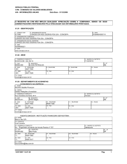 Informa&ccedil;&otilde;es Anuais 2006