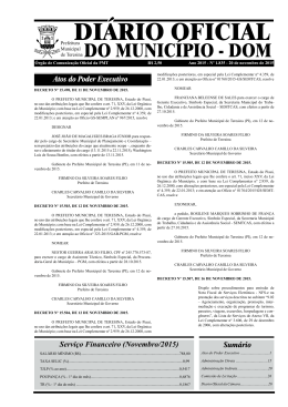 DOM1835-20112015 - Diário Oficial Eletrônico do Município de