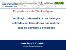 Verifica&ccedil;&atilde;o Intermedi&aacute;ria das Balan&ccedil;as - Ana Cristina