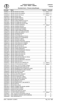 resultado geral - Vestibular UERJ