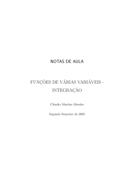 (icmc-usp) - C&aacute;lculo 2 Integral