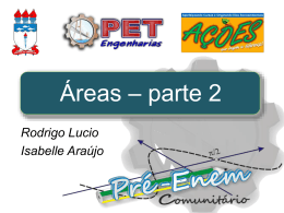 &Aacute;reas &ndash; parte 2