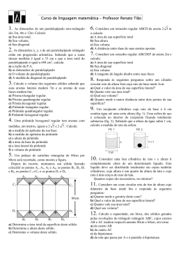 Geometria m&eacute;trica espacial 2