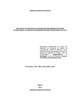 adriana duque de freitas reflexos do processo de incubação em